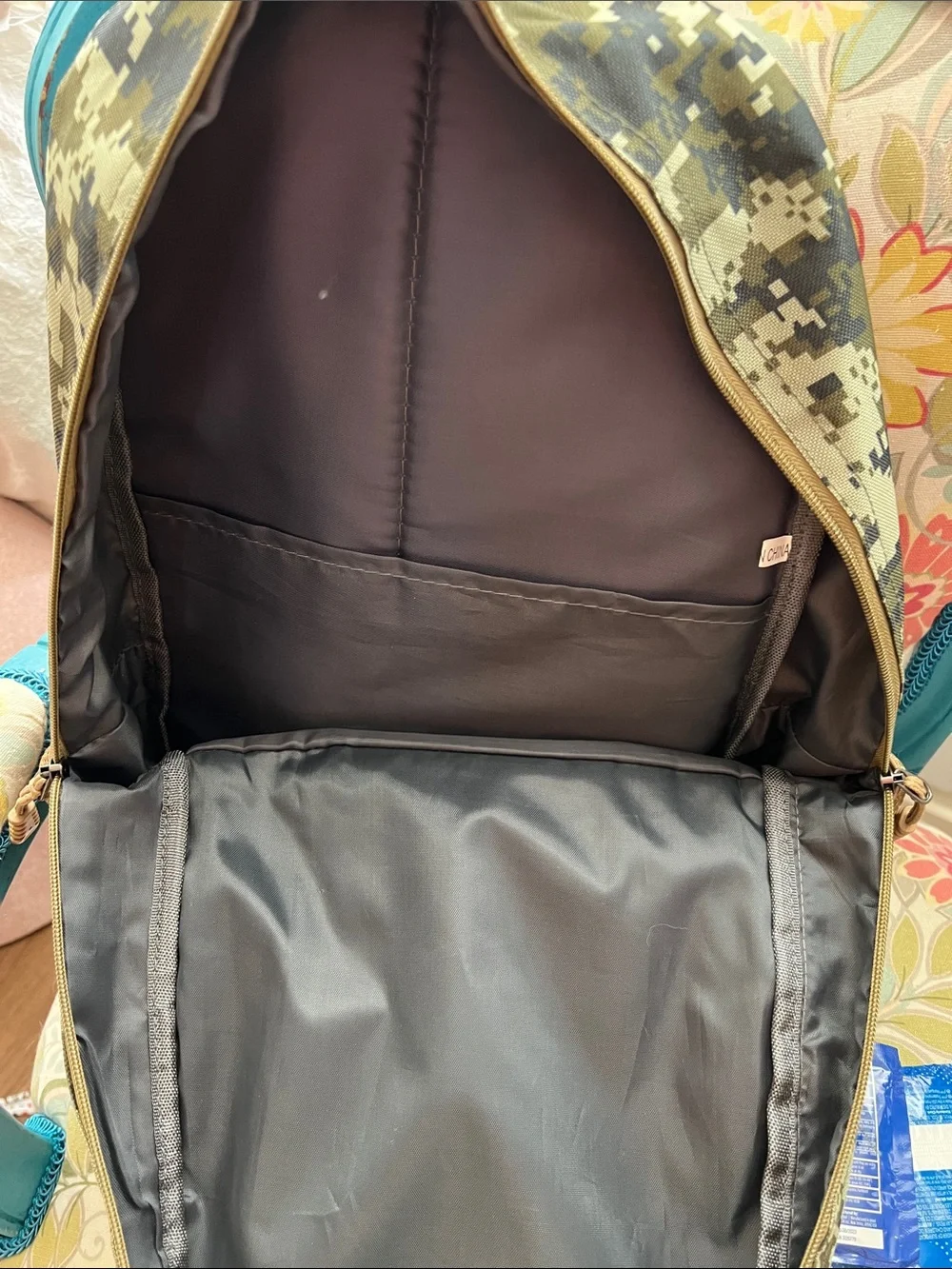 San Jose Sharks Brent Burns Camo Backpack